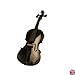 ViolinFactory Solid BLACK color 4/4 Full Size Teachers Recommended Student Violin + Bow + Case + Rosin Complete Set