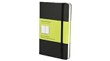 Moleskine Plain Notebook Pocket: Pocket Size. Blanko. Mit Falttasche f�r Notizen. Gummiband-Verschlu� (Moleskine Classic)