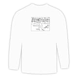 Long Sleeve T-shirt with man, black and white, sports, club, swing, stick, Sweden, recreation, Europe, tee, golf, bird, entertainment, ball