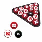 Frenzy Sports Nebraska Cornhuskers Officially Licensed Billiard Balls Set