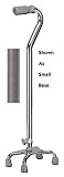 `Quad Cane Large Base Checker Design 4 point base combined with offset handle provide additional s