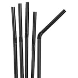 from Sussex Supplies Flexible Straw Black - 203mm 8 (Box 250)