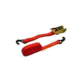 Buy 1 X 15' Ratchet Tie Down Strap with Vinyl Coated, Double Wire J-Hooks by US Cargo Control&node=228013