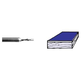 Whiteside 1 4 Cutting Diameter x 1 Cutting Length x 1 4 Shank 2 Flute Flush Trim Spiral... by Whiteside