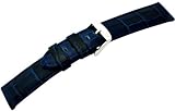 MORELLATO (モレラート) 時計バンド BOTERO 22mm ダークブルー 牛革アリゲーター型押し U2226 480 061 022