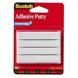 MMM860 - Adhesive Putty, Reusable, Removable, 2 Oz, White