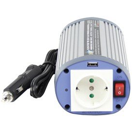 HQ Wechselrichter (150W, 24V-230V, USB-Port)