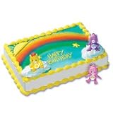 Care Bears Cakes - (Item # ck-404) Care Bears Licensed Re-usable Toppers 3 Piece Set