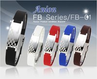 【FAVOUR ブレスレット】ANION マイナスイオン1600ion／遠赤外線放出92.9%