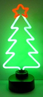Christmas Tree Sculpture Neon Sign