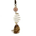 Fluorite Pendulum 01 Witness Picture Jasper Reiki Energy Crystal Healing