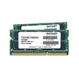 Patriot Signature DDR3 8 GB (2 x 4 GB) CL11 PC3-12800 (1600MHz) SODIMM Notebook Memory Kit PSD38G1600SK