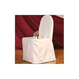 Round Back Hotel Banquet Chair Cover Color: Burgundy