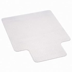 DEFLECTO CORPORATION Economat vinyl studded no bevel chair mat for low pile carpet, 36x48,... by