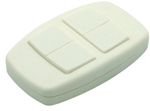 Leviton WSS0S-R0W Handheld 4-Button Remote, White