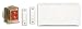 Heath Zenith 101 Wired Door Chime Contractor Kit with 2 Push Buttons and Transformer, White