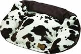 Tuckered Out Premium Dog Bed - Large - Cow/Bison - 42 x 29 x 7