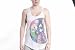 VANS Damen Tank Top VMJN07F Heliana Night weiss in Groesse: XL