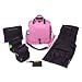Baby : Silver Line Convertible Backpack Baby Diaper Bag - Pink Lemonade/Apple