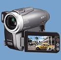 Sony Handycam DCR-DVD403 - Camcorder - Widescreen Video Capture - 3.3 Mpix - optical zoom: 10 x - DVD-R (8cm), DVD-RW (8 cm), DVD+RW (8cm)