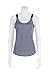 686107-066 WOMEN ELASTIKA KEYHOLE TANK VNR NIKE COOL GREY/HTR/BLACK