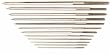 SET OF 12 CUTTING FIVE SIDED BROACHES STUBS 15-70