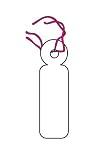 Small Jewelry Tags with strings - 1/4"W x 3/4"H -