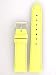 Watch Band Patent Leather Yellow Ladies Built In Spring Bars
