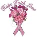 Cancer~hope, Faith, Love Womens Scoop Neck T-Shirt