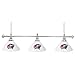 NHL COLUMBUS BLUE JACKETS 60 INCH 3 SHADE BILLIARD LAMP