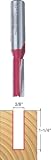 Freud 12-110 3/8-Inch Diameter by 1-1/4-Inch Double Flute Straight Bit
