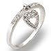 Women's Pave Clear Swarovski Crystal Ring, Size: 5-10