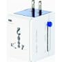 Travel Smart by Conair TS250AD All-in-One Adapter with Built in USB Port, White