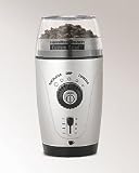 Hamilton Beach 80365 Custom Grind Hands-Free Coffee Grinder, Platinum