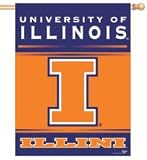 Illinois Fighting Illini 27x37 Banner