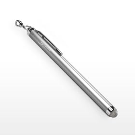 BoxWave Capacitive Stylus for Apple iPad 3, new iPad (3rd Generation), iPad 2, iPhone 4, iPhone 4S, iPod Touch, Amazon Kindle Fire, Blackberry Torch, HTC Amaze 4G, Desire HD, EVO 4G, Flyer, Motorola Droid RAZR, Photon 4G, All Touch Screen Tablets (Metallic Silver)