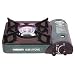 Portable gas stove with travel case