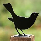 Garden Ornament, Fence Post Finial - Blackbird