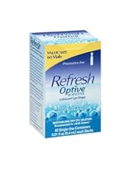 From Amazon.com. Click for details:
 Health and Beauty: Refresh Optive Lubricant Eye Drops Single-Use Vials, 60 Count - Refresh Optive Health and Beauty: Refresh Optive Lubricant Eye Drops Single-Use Vials, 60 Count - Refresh Optive