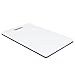 Durable Non-Slip & Non-Toxic Double Sided Design Cutting Board for Seniors & Vision Impaired (White/Black Large Color Contrast with Food)