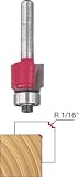 Freud 34-100 1/16-Inch Radius Rounding Over Bit with 1/4-Inch Shank