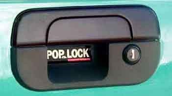 POP & LOCK Permanent Keyed Tailgate Lock Black Toyota Tacoma 2005 to 2008 All Models