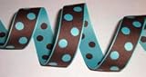  : Poochie Training Bells Blue/Brown Boardwalk Dots Designer Doggie Doorbell 95% Success Rate !!