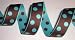 Pet Supplies : Poochie Training Bells Blue/Brown Boardwalk Dots Designer Doggie Doorbell 95% Success Rate !!
