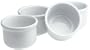 BIA Cordon Bleu 16-Ounce White Porcelain Chili Bowls, Set of 4