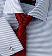 2" Longer Luxury Sartorial Pure Cotton Bengal Striped Shirt