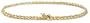 14k Yellow Gold Diamond-Cut Rope Bracelet, 7"