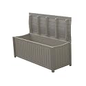 Recycled Plastic Lumber Curved Brisbane Deck Box Color: Driftwood