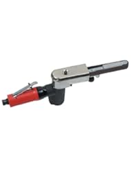 Dynabrade 18100 Autobrade Red Auto File II Abrasive Belt Tool, 0.5 HP, 7 Degree Offset, 20000 RPM, Front Exhaust, 11206 Contact Arm