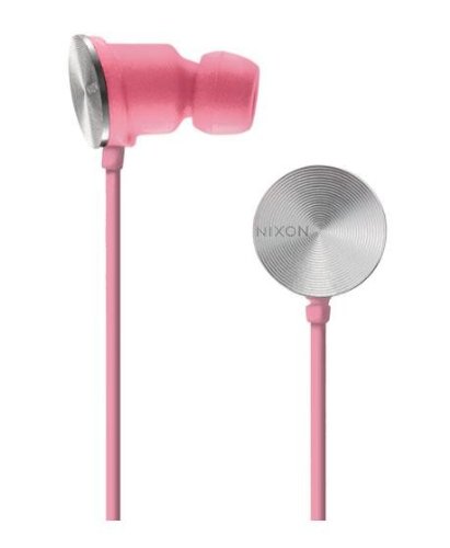 Nixon Wire 8mm Headphone Rubber Pink Braided Wire, One Size